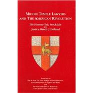 Middle Temple Lawyers and the American Revolution by Stockdale, Eric; Holland, Randy J., 9780314976154