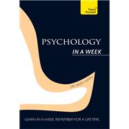 Psychology In A Week by Hayes, Nicky, 9781444196160