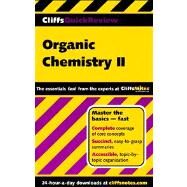 CliffsQuickReview Organic Chemistry II by Pellegrini, Frank, 9780764586163