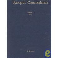 Synoptic Concordance by Hoffmann, Paul; Hieke, Thomas; Bauer, Ulrich, 9783110166170