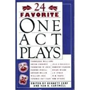 24 Favorite One Act Plays by Cerf, Bennett; Cartmell, Van H., 9780385066174