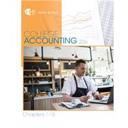 College Accounting, Chapters 1-15 by Heintz, James; Parry, Robert, 9781305666177