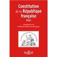 Constitution de la Rpublique franaise - 19e ed. by Ferdinand Mlin-Soucramanien, 9782247206186