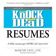 Knock 'em Dead Resumes by Yate, Martin, 9781440596193