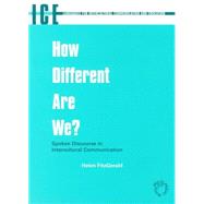 How Different are We? Spoken Discourse in Intercultural Communication by Fitzgerald, Helen, 9781853596193
