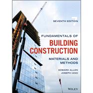 Fundamentals of Building...,Allen, Edward; Iano, Joseph,9781119446194