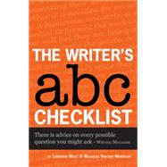 The Writer's ABC Checklist by Mace, Lorraine, 9781907016196