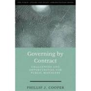 Governing by Contract by Cooper, Phillip J., 9781568026206