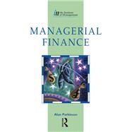 Managerial Finance by Parkinson,Alan, 9781138426207