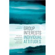 Group Interests, Individual Attitudes How Group Memberships Shape Attitudes Towards the Welfare State by Donnelly, Michael J, 9780192896209