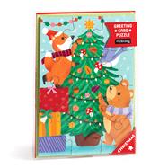 Christmas Critters Greeting Card Puzzle by Mudpuppy, 9780735386211