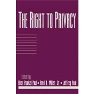 The Right to Privacy by Edited by Ellen Frankel Paul , Fred D. Miller, Jr , Jeffrey Paul, 9780521786218