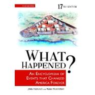 What Happened? : An Encyclopedia of Events That Changed America Forever by Findling, John E., 9781598846218