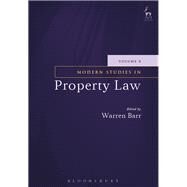 Modern Studies in Property Law - Volume 8 by Barr, Warren, 9781849466226