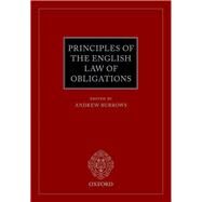 Principles of the English Law of Obligations by Burrows, Andrew, 9780198746232