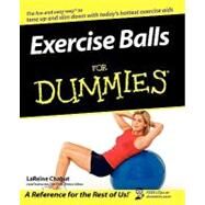 Exercise Balls For Dummies by Chabut, LaReine, 9780764556234