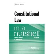 Constitutional Law in a Nutshell by Barron, Jerome, 9781634596237