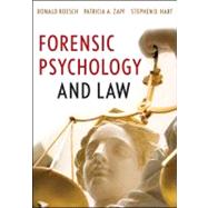 Forensic Psychology and Law,Roesch, Ronald; Zapf,...,9780470096239