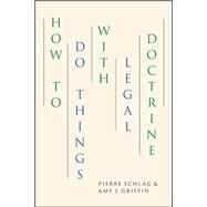 How to Do Things With Legal Doctrine by Schlag, Pierre; Griffin, Amy J., 9780226726243
