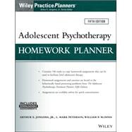 Adolescent Psychotherapy Homework Planner by Berghuis, David J.; Peterson, L. Mark; McInnis, William P., 9781119246244