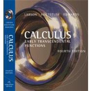 Calculus Early Transcendental Functions by Larson, Ron; Hostetler, Robert P.; Edwards, Bruce H., 9780618606245