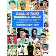 Hall of Fame Baseball Cards by Sugar, Bert Randolph, 9780486236247