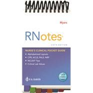 RNotes® Nurse's Clinical Pocket Guide by Myers, Ehren, 9781719646253