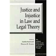 Justice and Injustice in Law and Legal Theory by Sarat, Austin; Kearns, Thomas R., 9780472066254