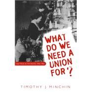 What Do We Need a Union For? by Minchin, Timothy J., 9780807846254