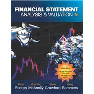 Financial Statement Analysis & Valuation by Easton, McAnally, Crawford, Sommers, 9781618536259