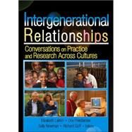 Intergenerational Relationships: Conversations on Practice and Research Across Cultures by Newman; Sally M, 9780789026262