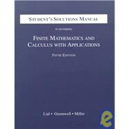 Student's Solutions Manual to Accompany Finite Mathematics and Calculus With Applications by Zarcone, August; Sullivan, John; Krusinski, Gerald, 9780321016270