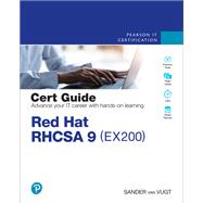 Red Hat RHCSA 9 Cert Guide by Sander van Vugt, 9780138096274