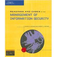 Readings And Cases in the Management of Information Security by Whitman, Michael E.; Mattord, Herbert J., 9780619216276