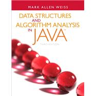 Data Structures and Algorithm Analysis in Java by Weiss, Mark A., 9780132576277