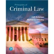 Principles of Criminal Law by Roberson, Cliff; O'Reilley, Michael, 9780135186282