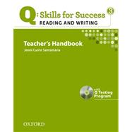 Q: Skills for Success - Reading & Writing 3;  Teacher Book by Colin S. Ward; Margot F. Gramer, 9780194756297