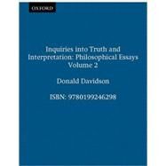 Inquiries into Truth and Interpretation by Davidson, Donald, 9780199246298