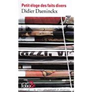 Petit Eloge Des Faits DIV by Daeninckx, Didie, 9782070356300