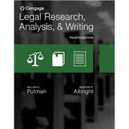 Legal Research, Analysis, and Writing, Loose-leaf Version by Putman, William; Albright, Jennifer;, 9780357096314