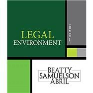 Legal Environment by Beatty,Samuelson,Abril, 9781337956314
