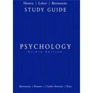 Study Guide for Bernstein/Penner/Clarke-Stewart/Roys Psychology, 8th by Bernstein, Douglas; Penner, Louis A.; Clarke-Stewart, Alison; Roy, Edward, 9780547016320