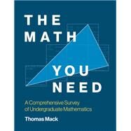 The Math You Need A Comprehensive Survey of Undergraduate Mathematics by Mack, Thomas, 9780262546324