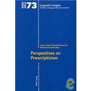 Perspectives on Prescriptivism by Beal, Joan C.; Nocera, Carmela; Sturiale, Massimo, 9783039116324