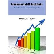 Fundamental of Backlinks by Brown, Margate, 9781505696325