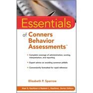 Essentials of Conners Behavior Assessments by Sparrow, Elizabeth P., 9780470346334