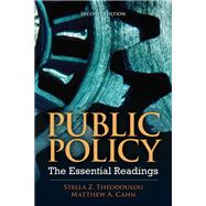 Public Policy The Essential Readings by Theodoulou, Stella Z.; Cahn, Matthew A., 9780205856336