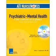 ATI NurseNotes Psychiatric-Mental Health: Core Content At-a-glance (Book with CD-ROM) by Lagerquist, Sally Lambert, 9780976006336
