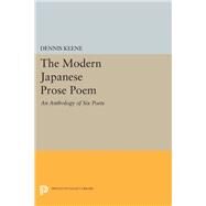 The Modern Japanese Prose Poem by Keene, Dennis, 9780691616339