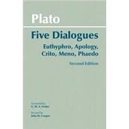 Plato Five Dialogues by Plato; Grube, G. M. A., 9780872206342
